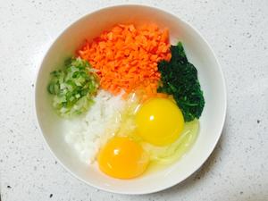 鸡蛋蔬菜米饼的做法 步骤1