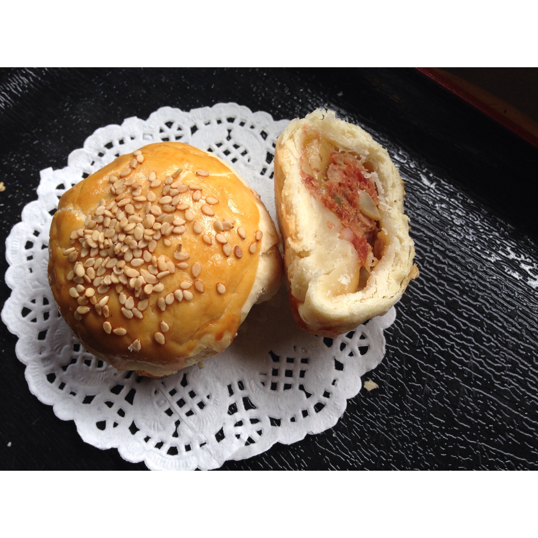 泳式鲜肉榨菜月饼