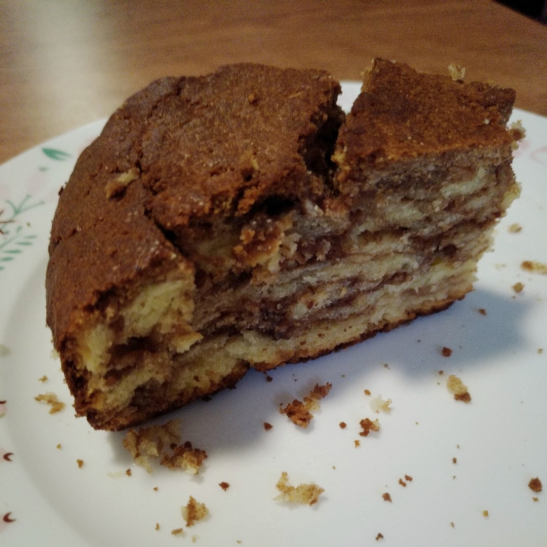Nutella Swirl Cake﹡能多益巧克力榛子醬漩渦蛋糕