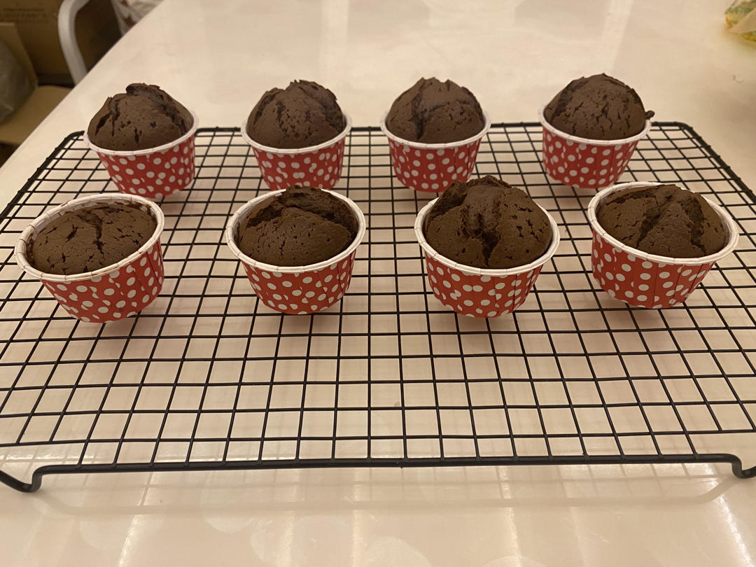莫尼卡美食厨房：爆浆巧克力蛋糕