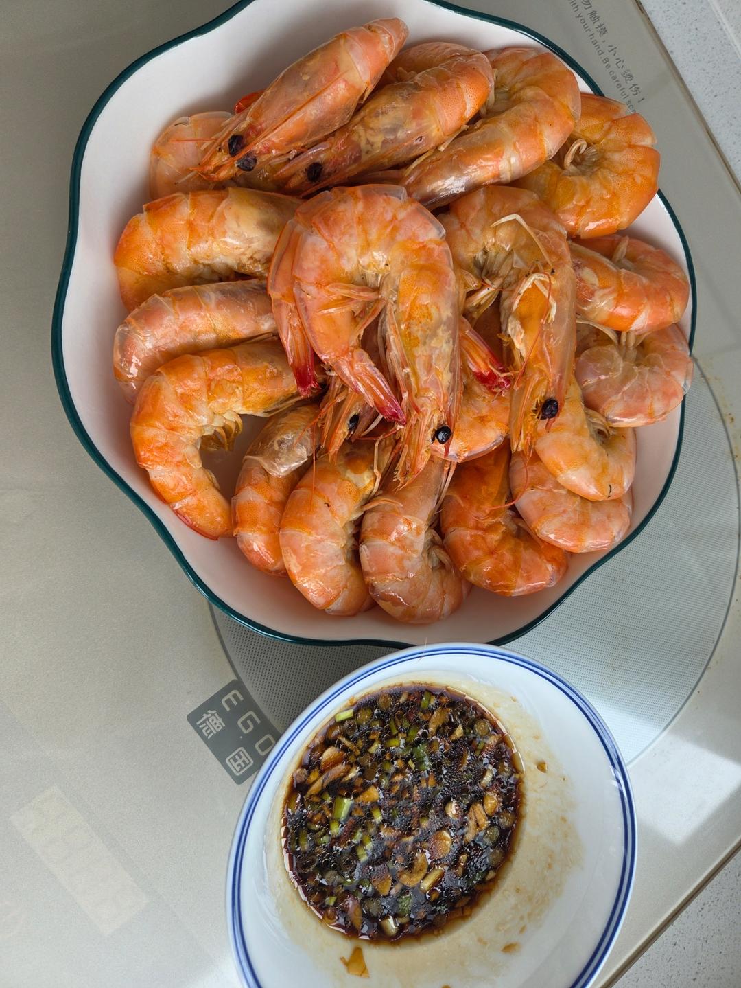 清蒸虾&海鲜蘸汁