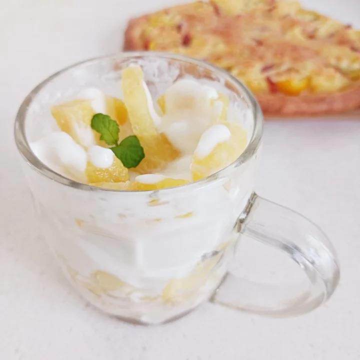 若昼若夜做的菠萝燕麦酸奶