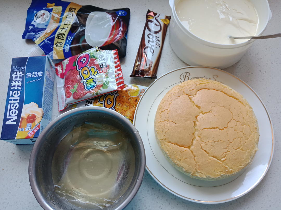 纯奶手撕吐司的做法 步骤1