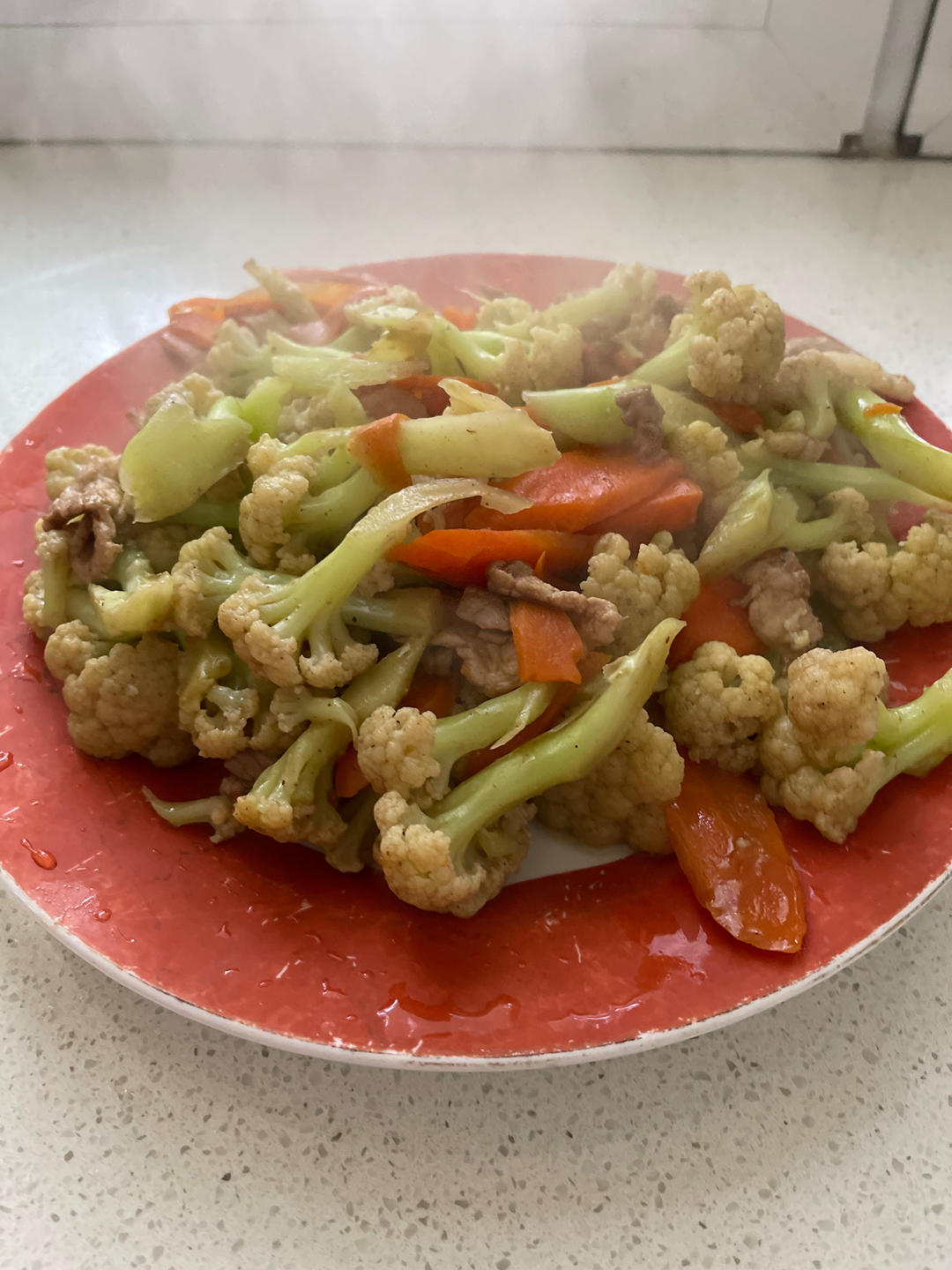 肉炒菜花