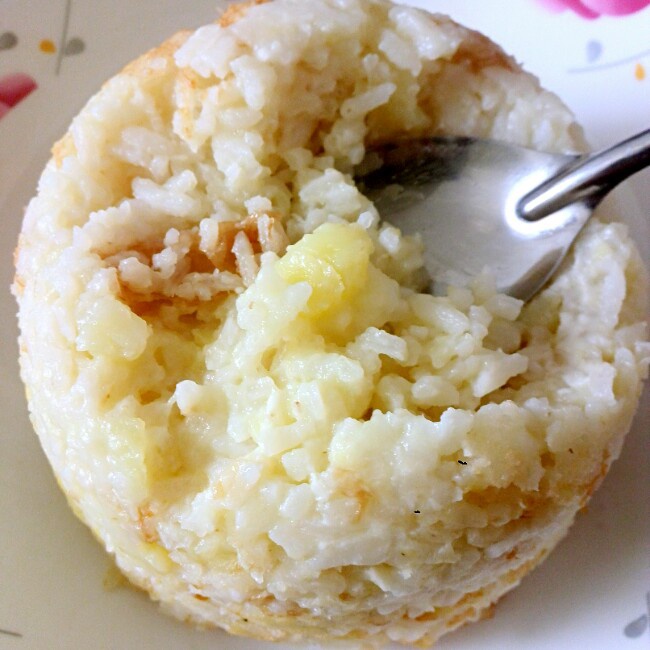 虾仁培根芝士焗饭