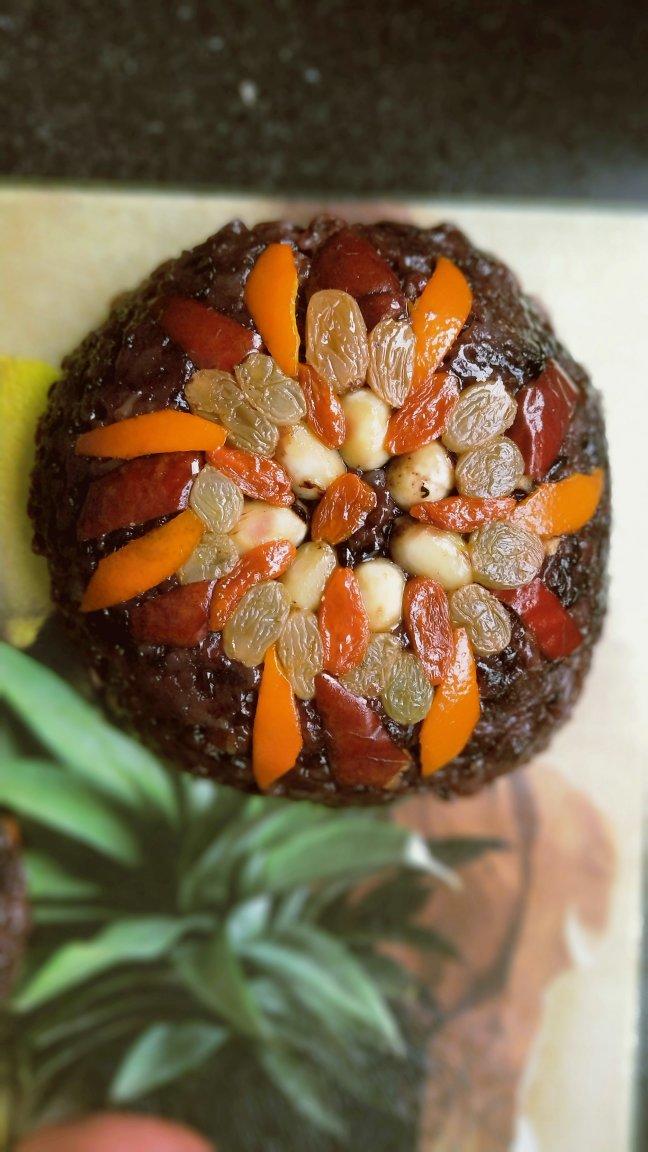 新春大吉紫糯米八宝饭