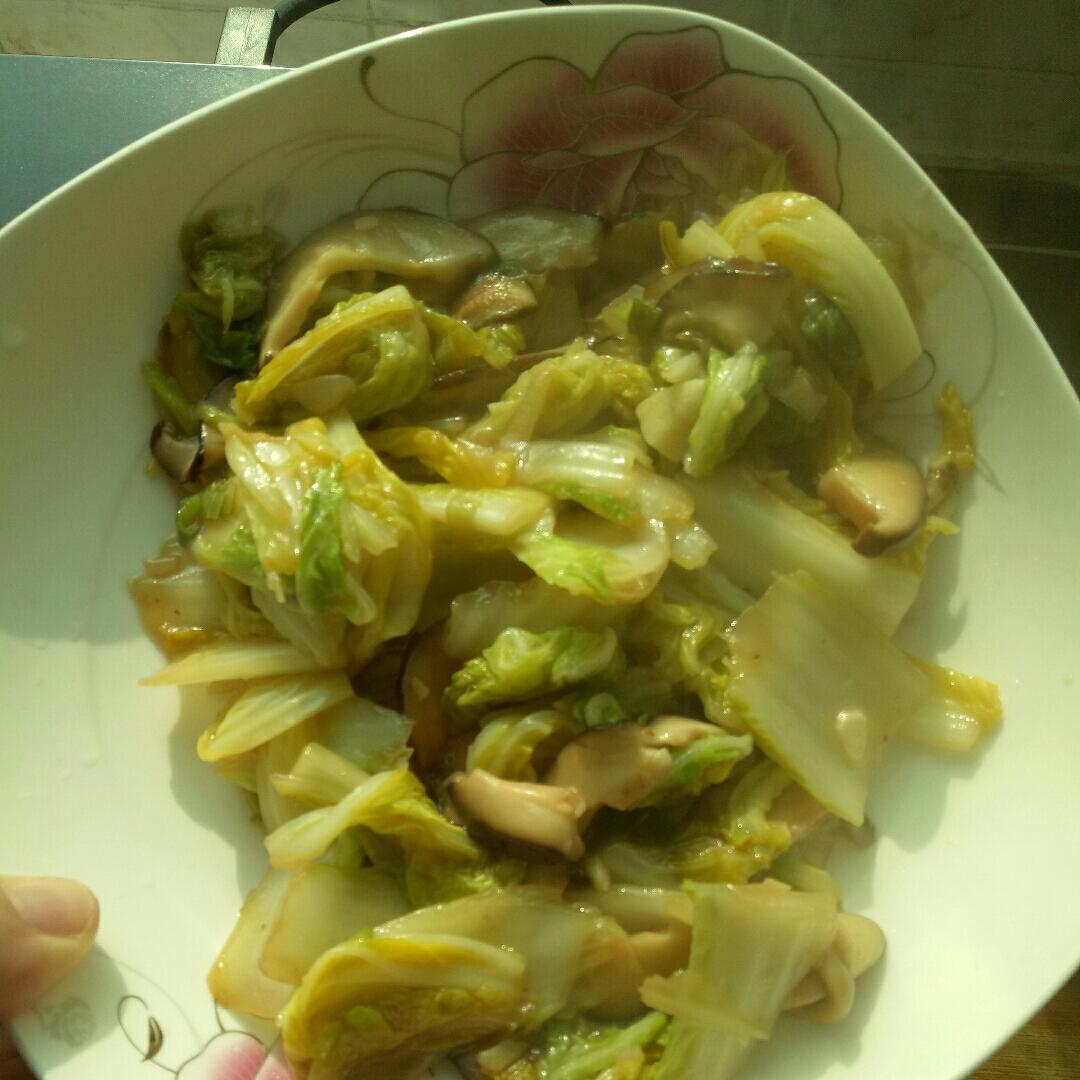 耗油香菇白菜