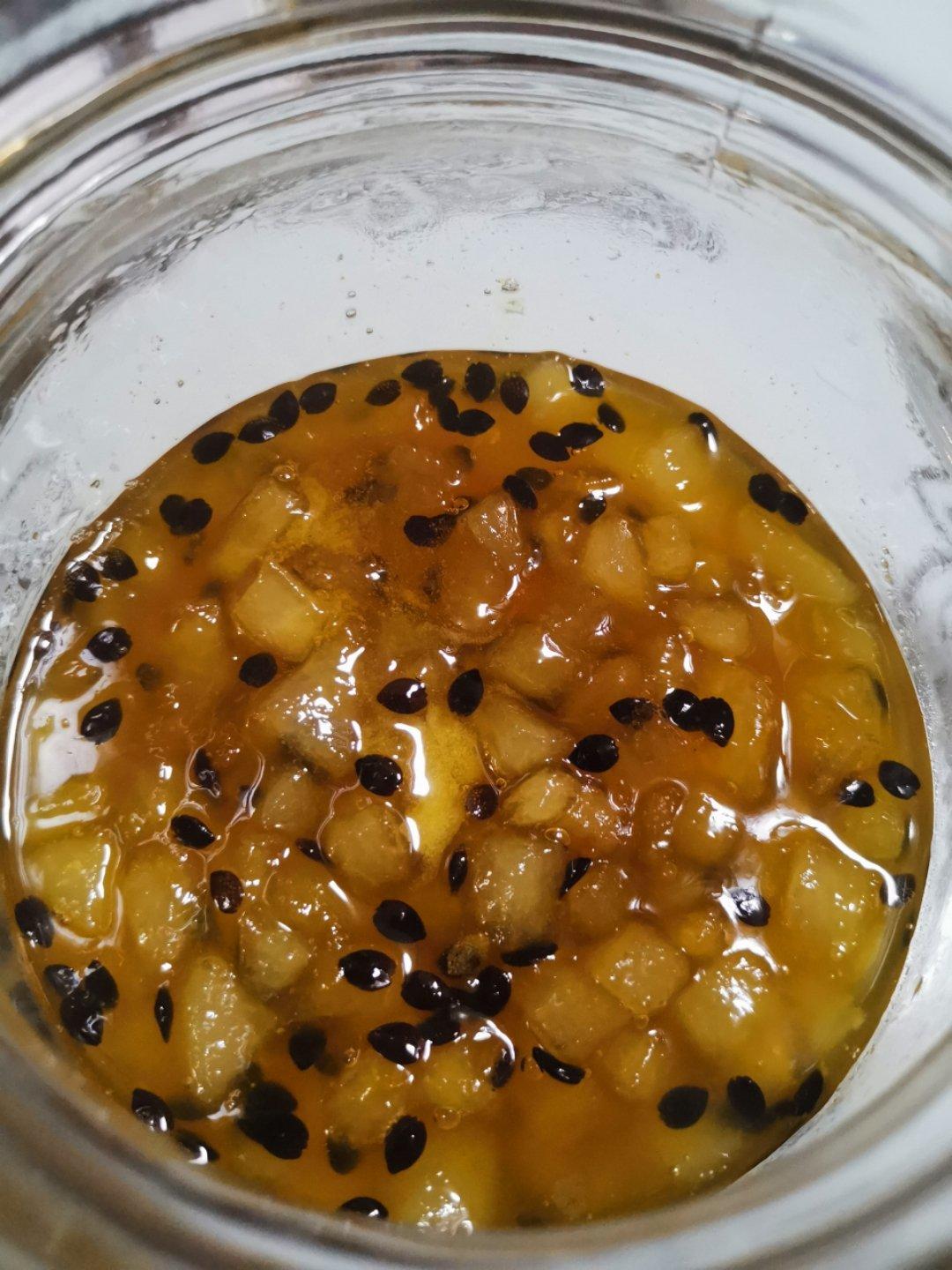 百香果雪梨酱