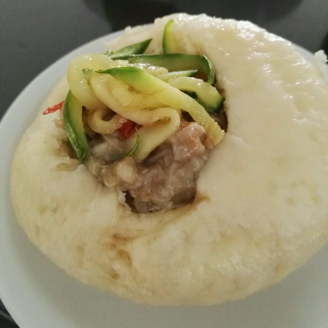 一小时快速吃上热腾包子（包括准备馅的时间）