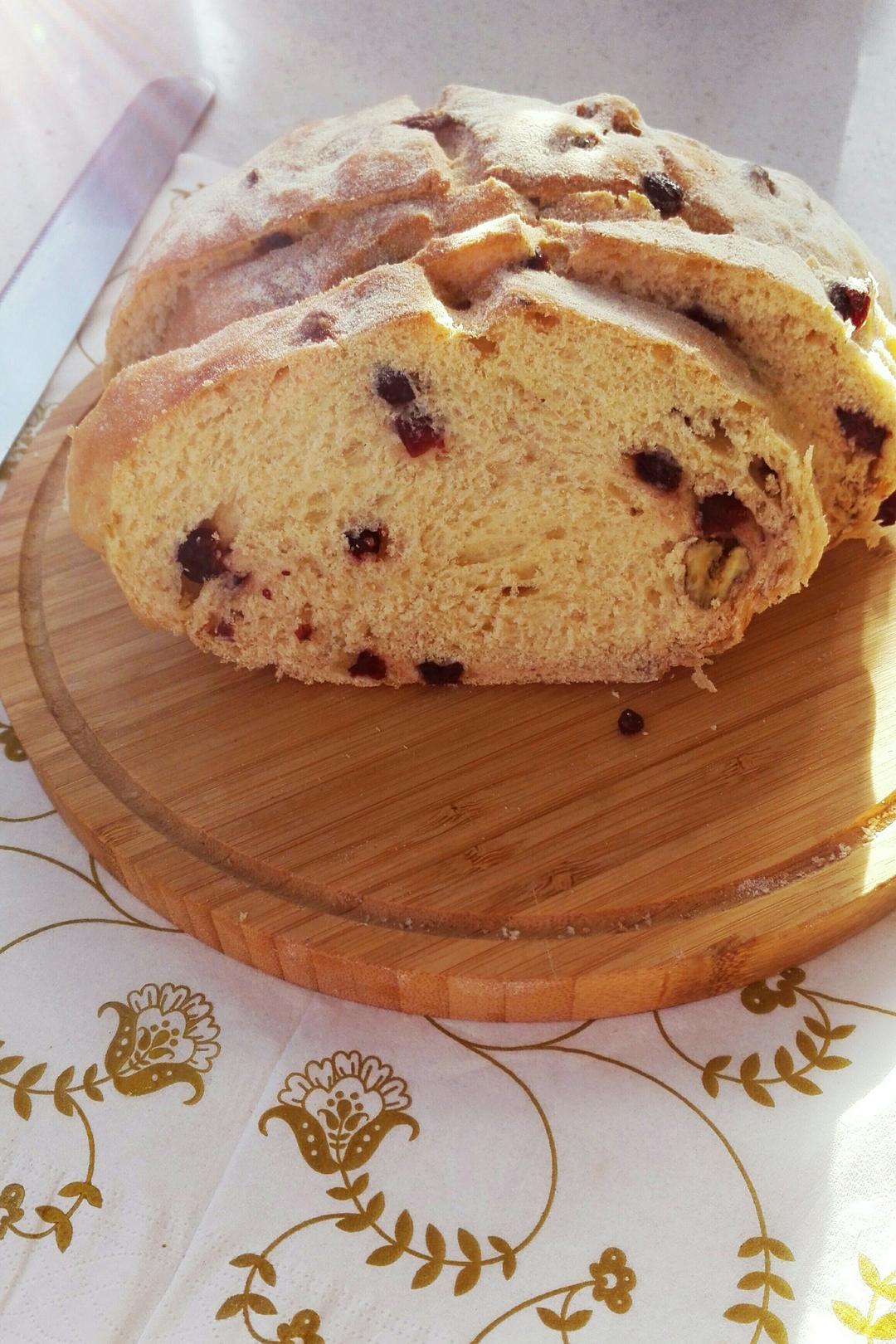 中种天然酵母蓝莓蔓越莓面包