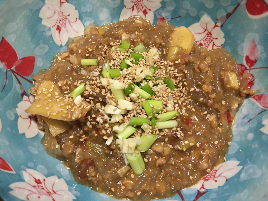 蚂蚁上树(肉末炒粉丝)超下饭‼️十分钟搞定
