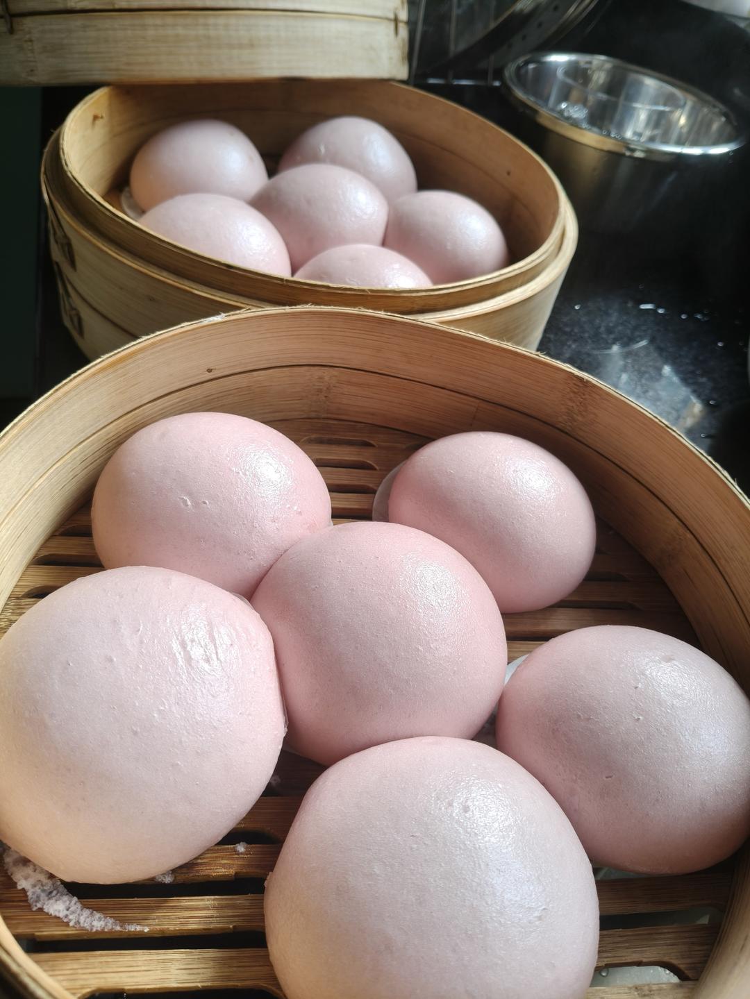 圆包子捏褶子