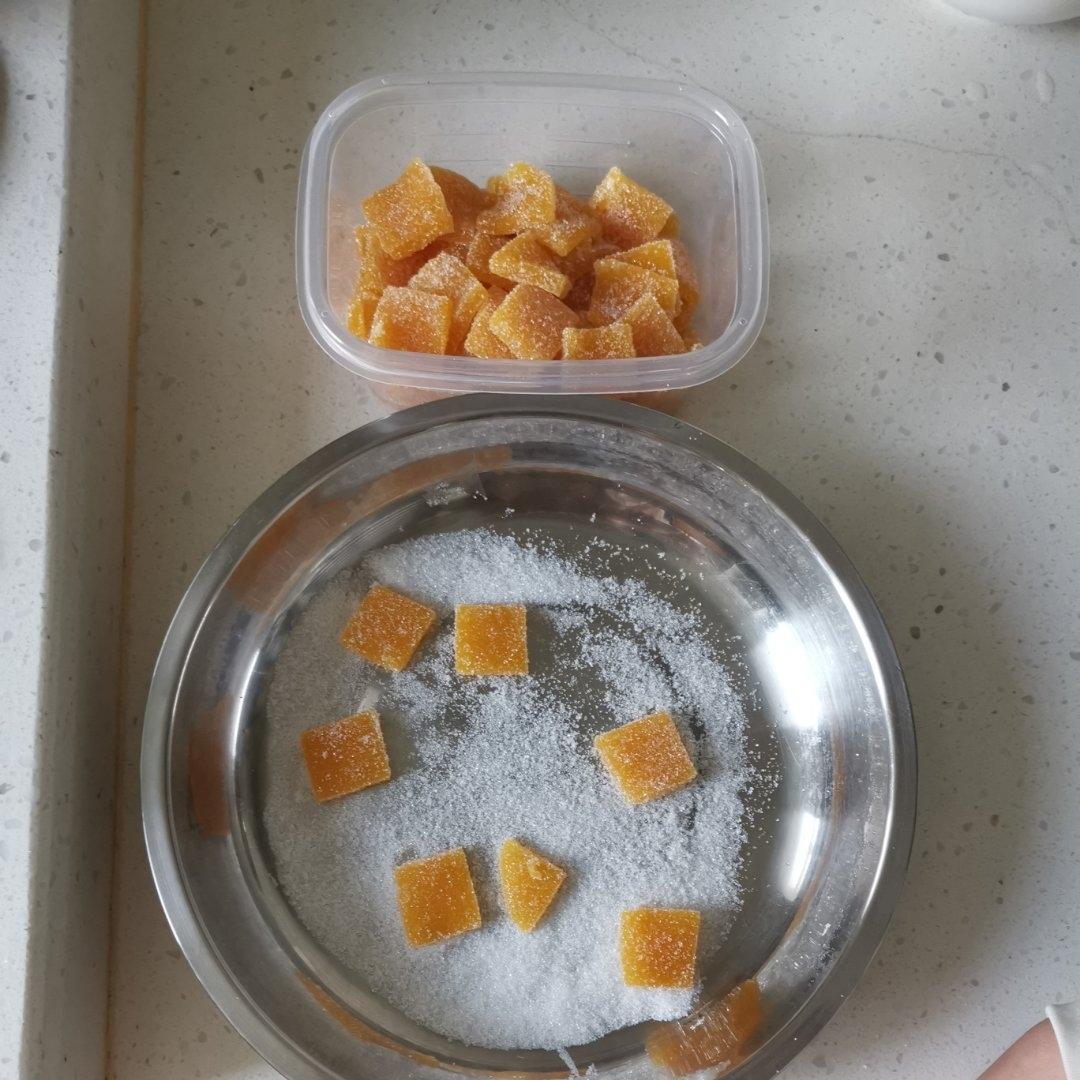 🍊用橙子就能做出水果软糖，酸甜可口