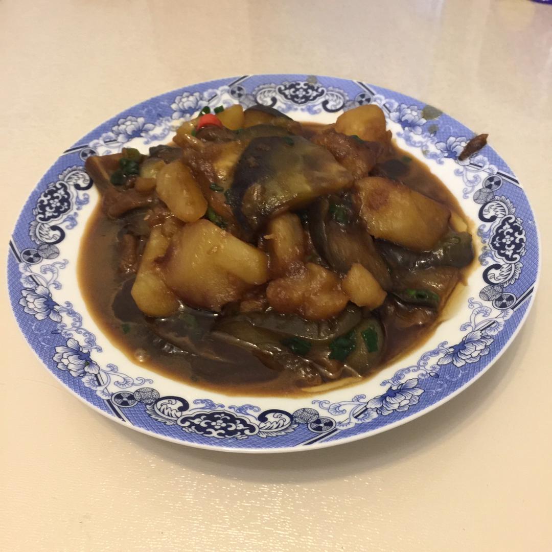 土豆炖茄子