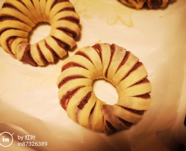 红豆风车面包的做法