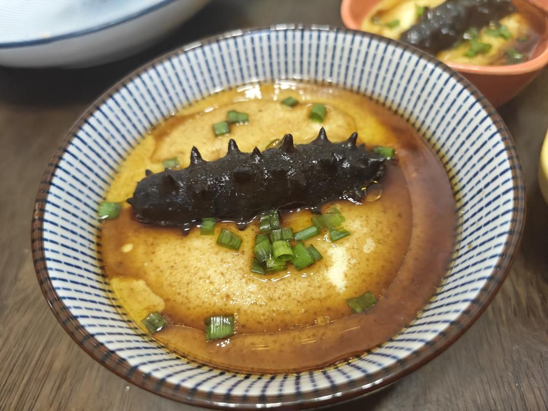 一碗美美的蒸水蛋（海参炖蛋）
