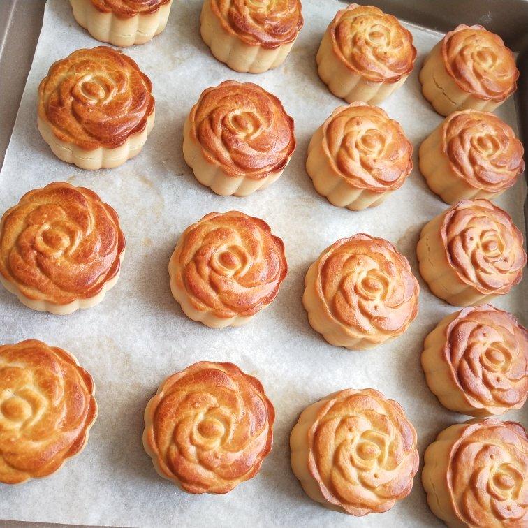 五仁月饼（低糖），只需一天快速回油，简单低配