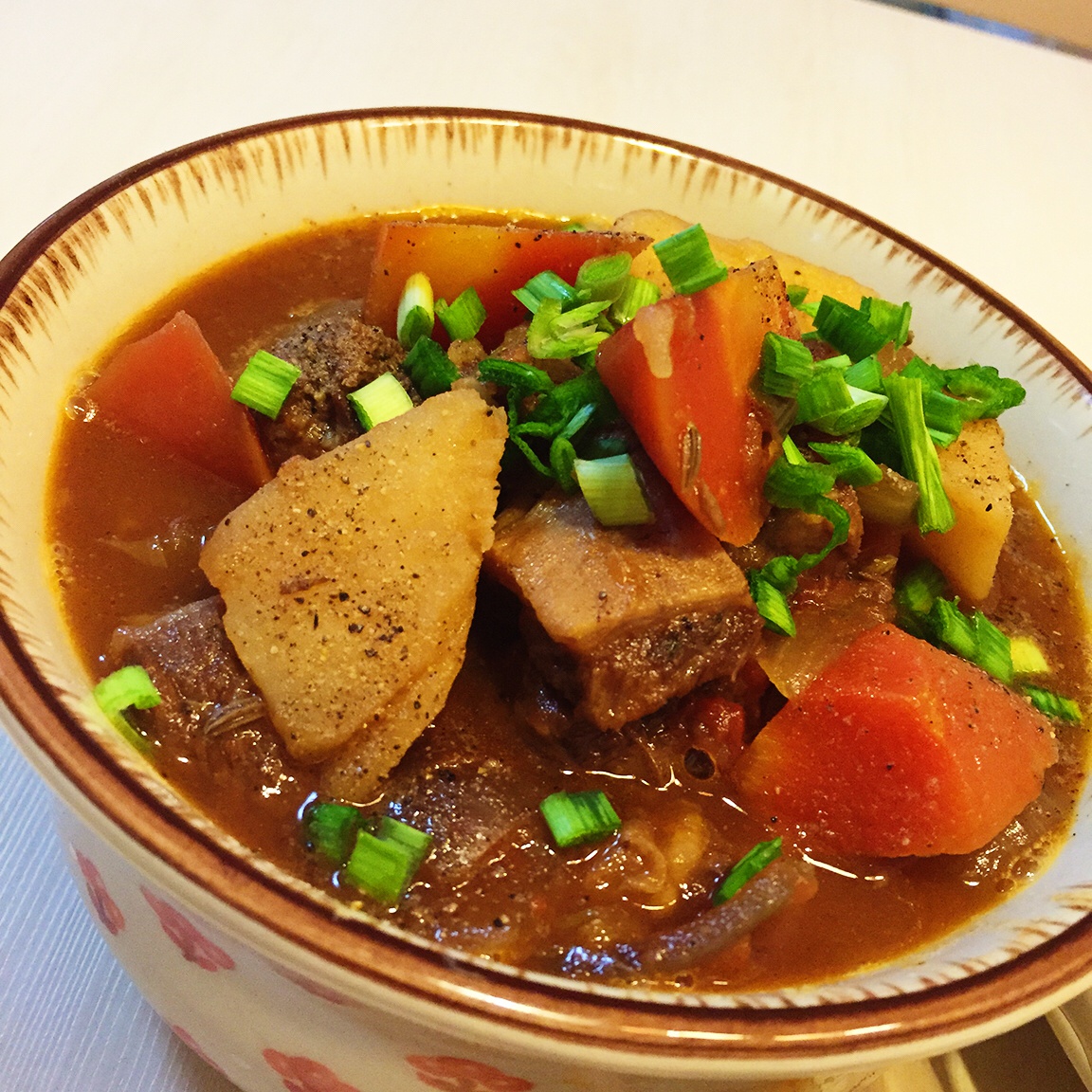 一个话唠包教包会的香浓红烩牛腩