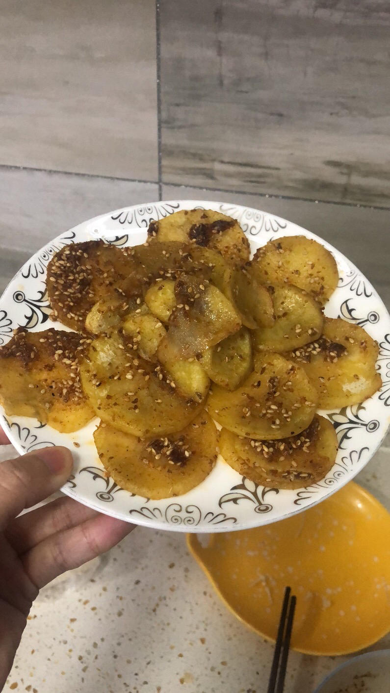 一定要做一次的孜然土豆片