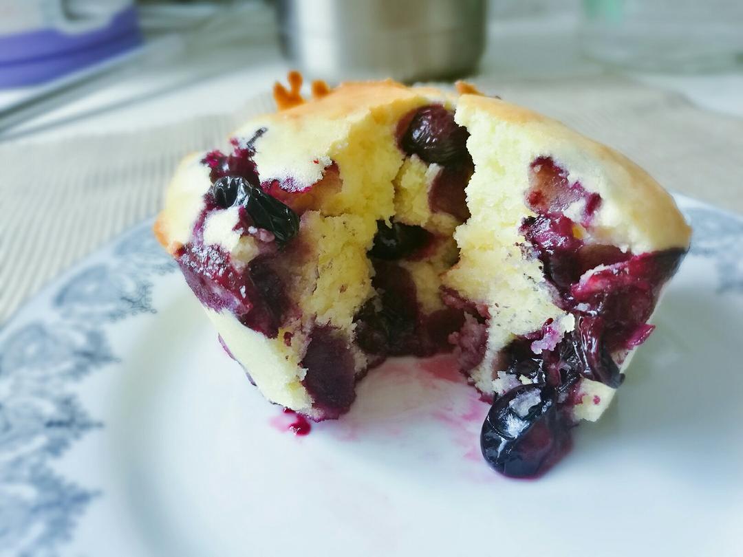 蓝莓玛芬蛋糕 Blueberry Muffin
