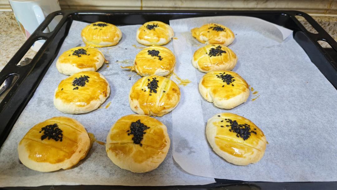 红豆沙千层饼