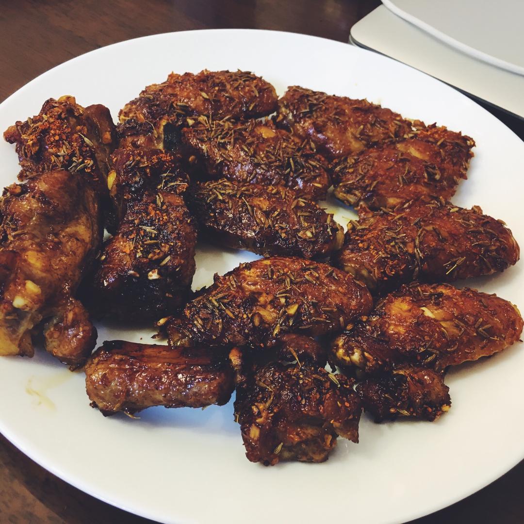 烤箱孜然烤鸡翅