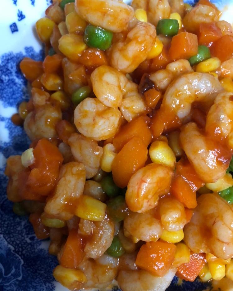 C.J的快手茄汁虾仁