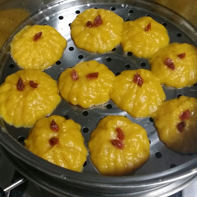 糯糯的南瓜饼