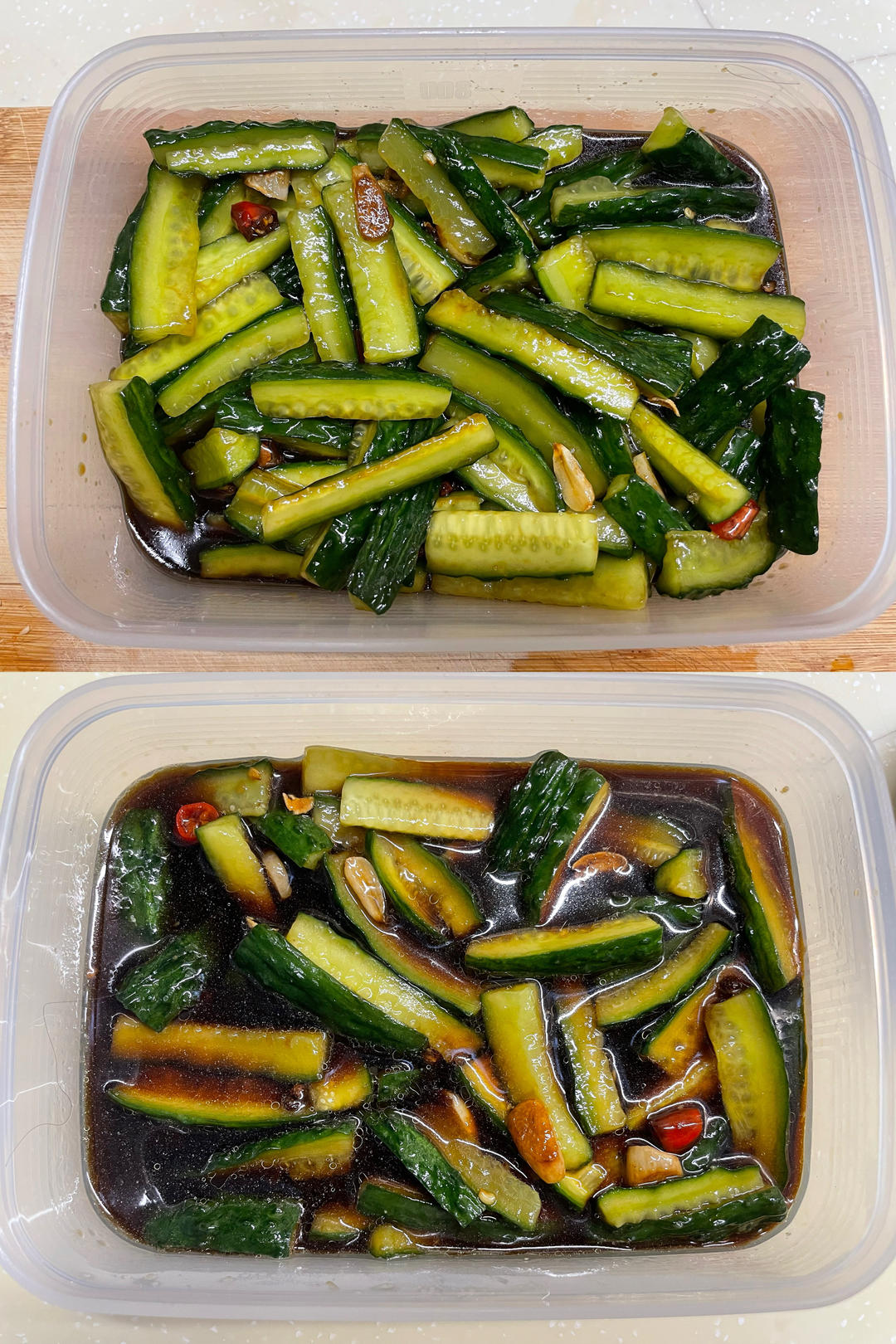 酸辣脆黄瓜条咸菜