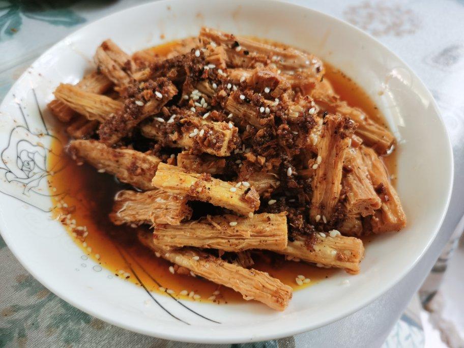 自制腐竹辣条