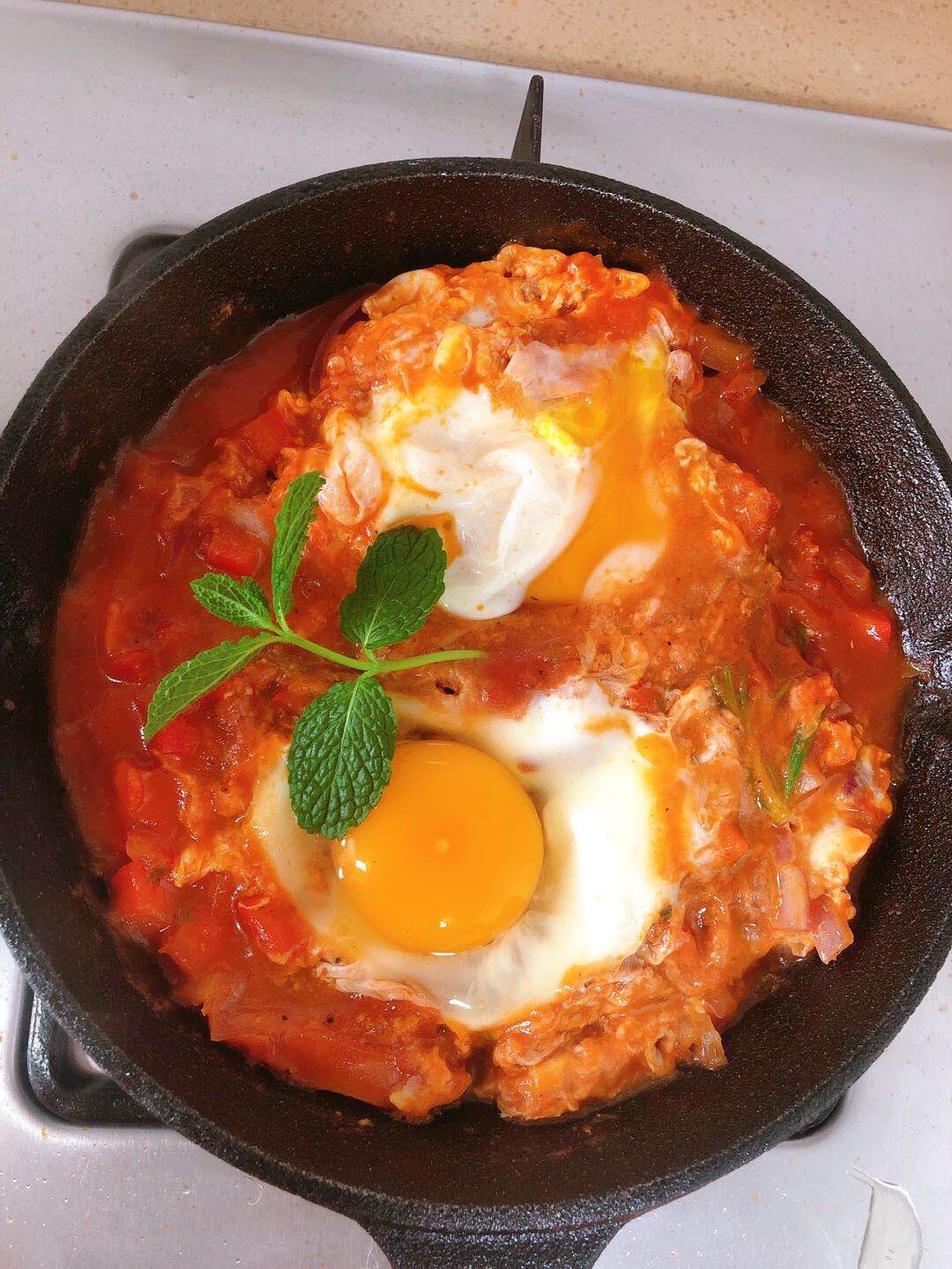 营养低卡早餐北非蛋的做法