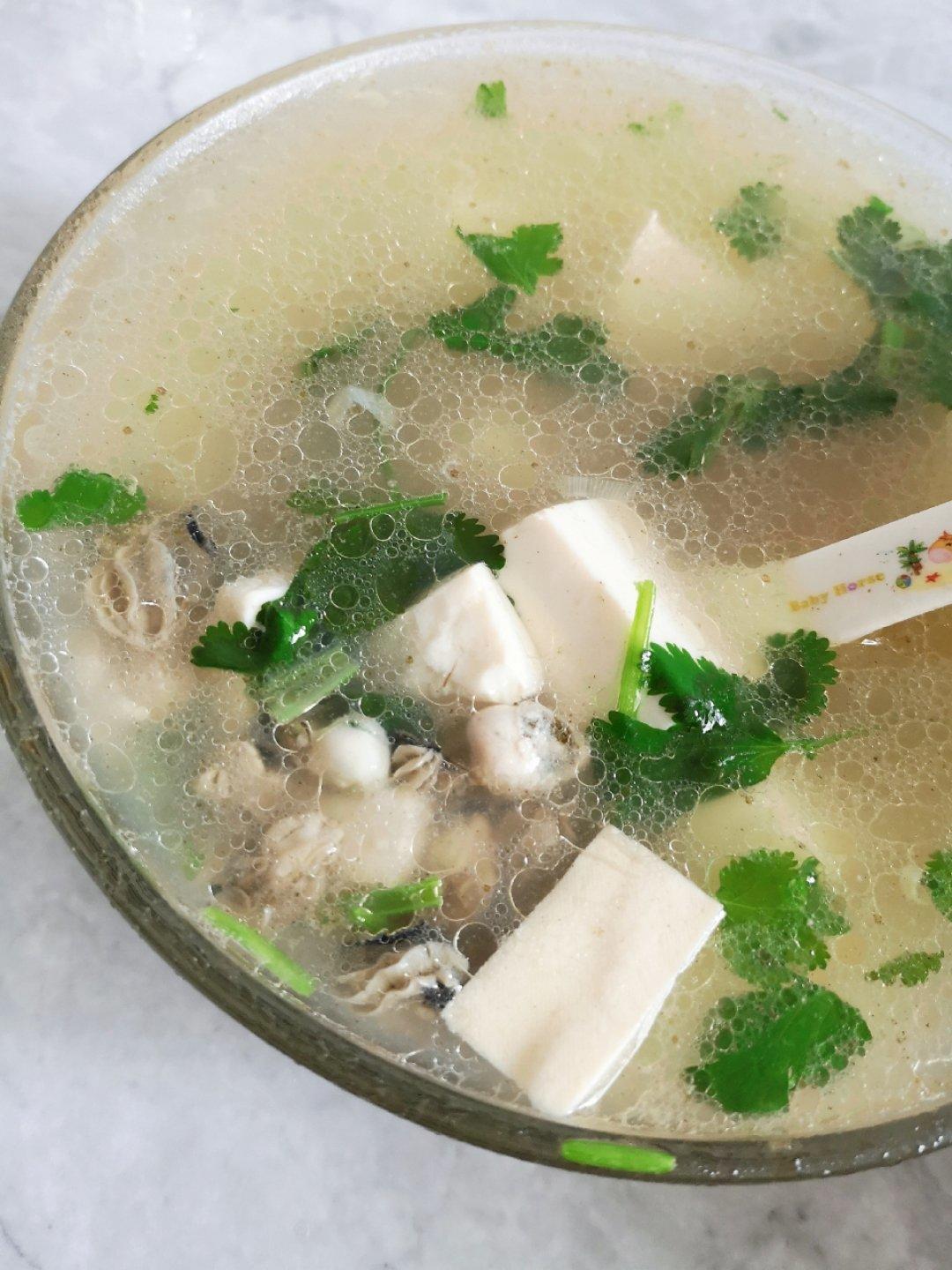牡蛎豆腐汤