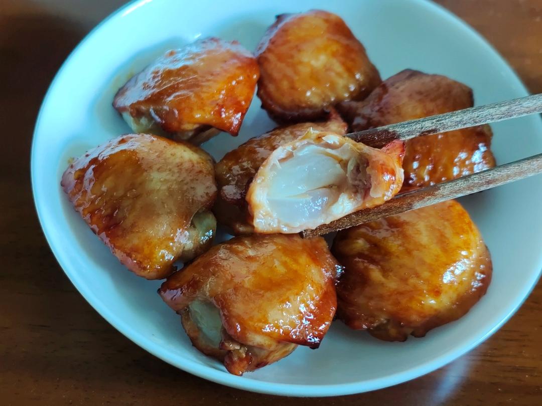 爆汁荔枝鸡翅（空气炸锅版）