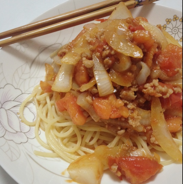 番茄肉酱意大利面