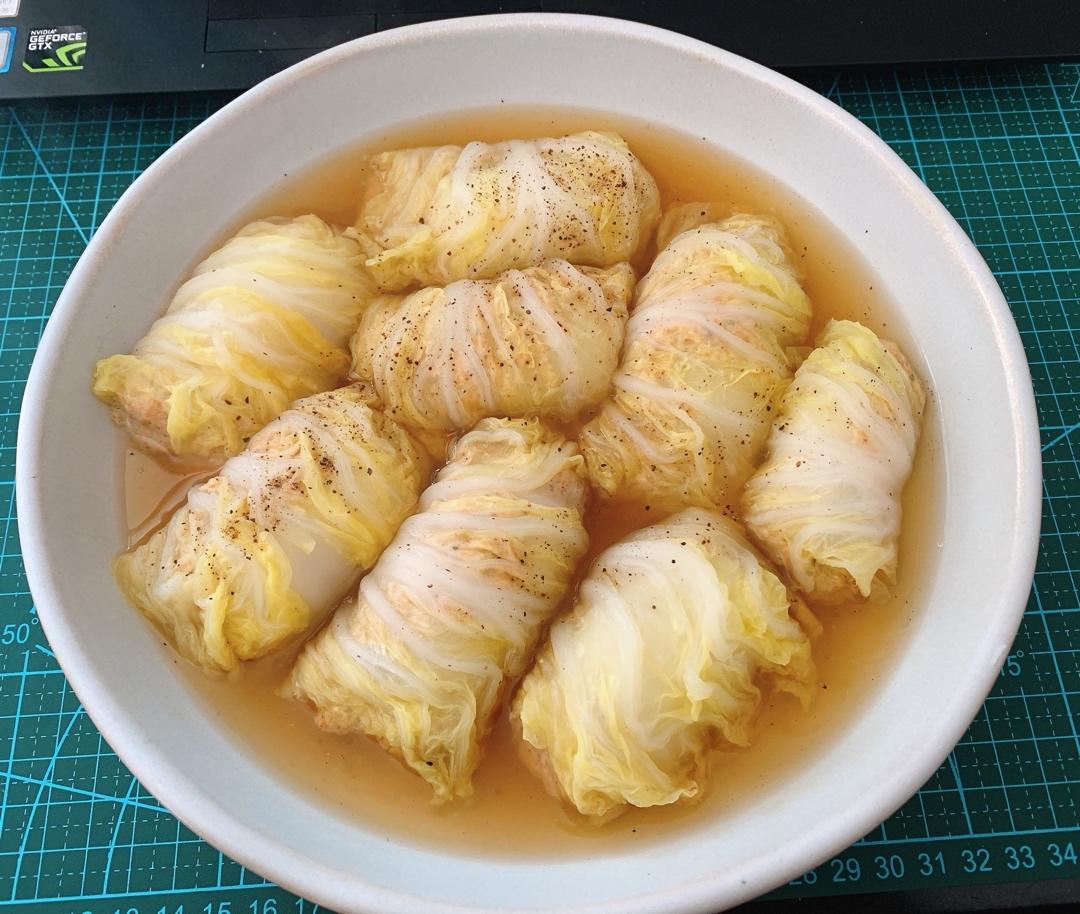 白菜鸡胸肉卷