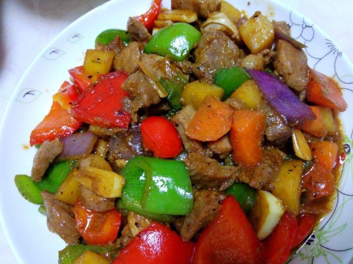 杭椒牛柳黑椒牛柳 终于找到炒出嫩牛肉的办法了 肉片肉丝都适用