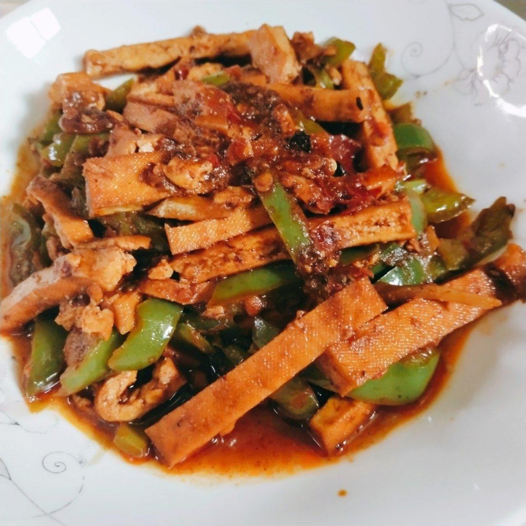 青椒豆腐干