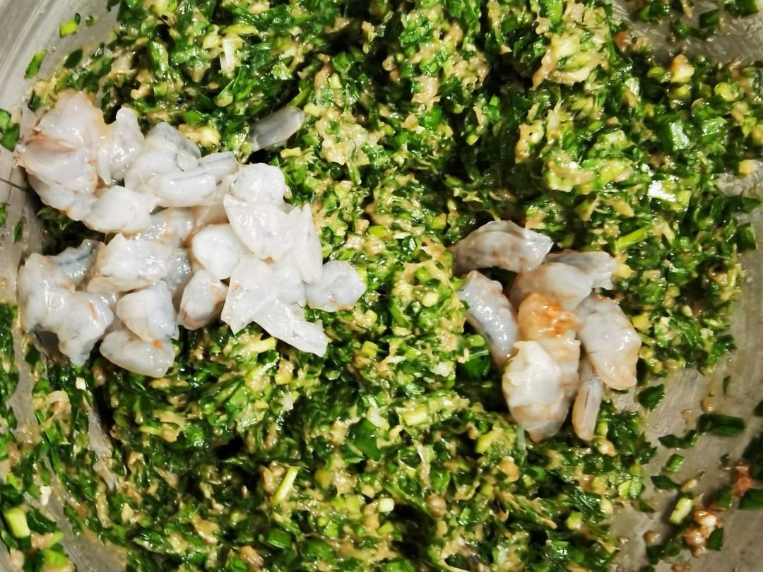 韭菜虾仁鲜肉水饺