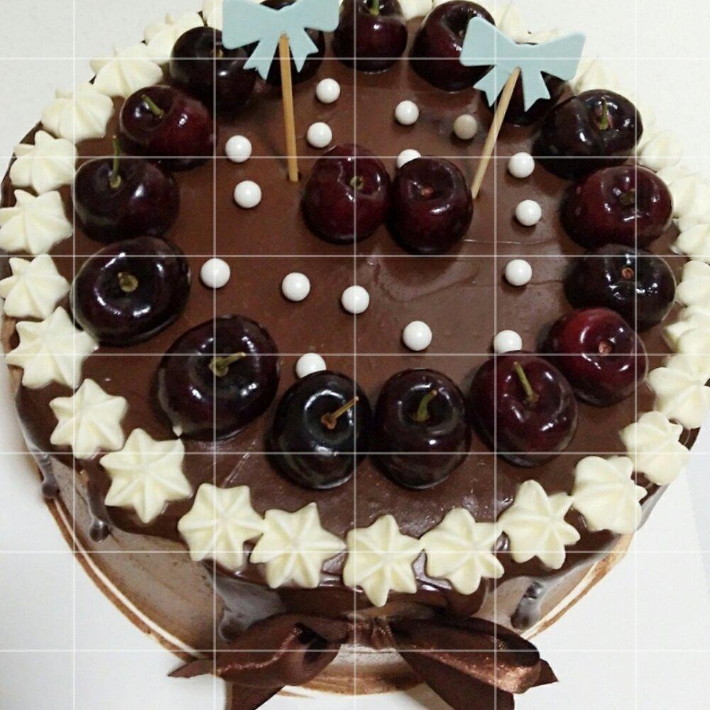 蛋糕淋面之一：甘那许淋面（详细解答淋面太稠的问题）