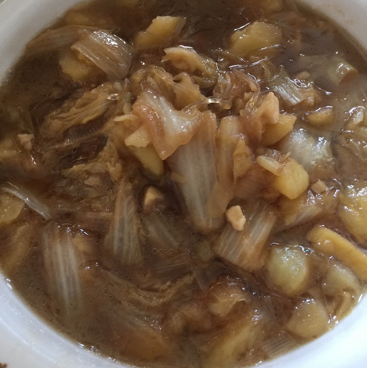 土豆白菜猪肉炖粉条
