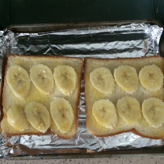 香蕉烤吐司