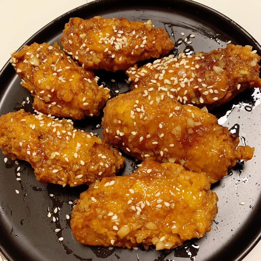 keikoo做的好吃到尖叫的韩国炸鸡,"韩式蜂蜜黄油炸鸡"
