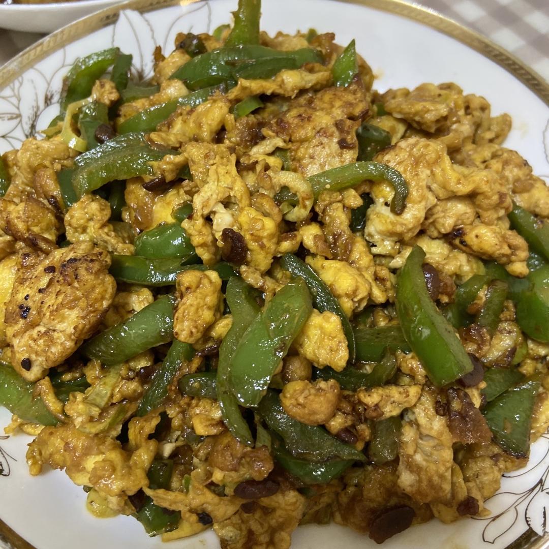 尖椒大酱炒鸡蛋(米饭杀手)