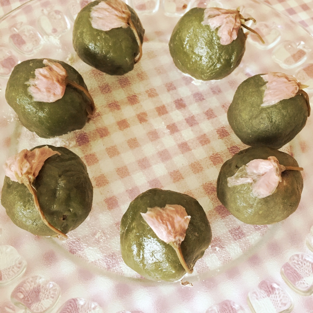 樱花抹茶团子