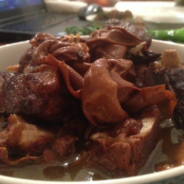 百叶结红烧肉