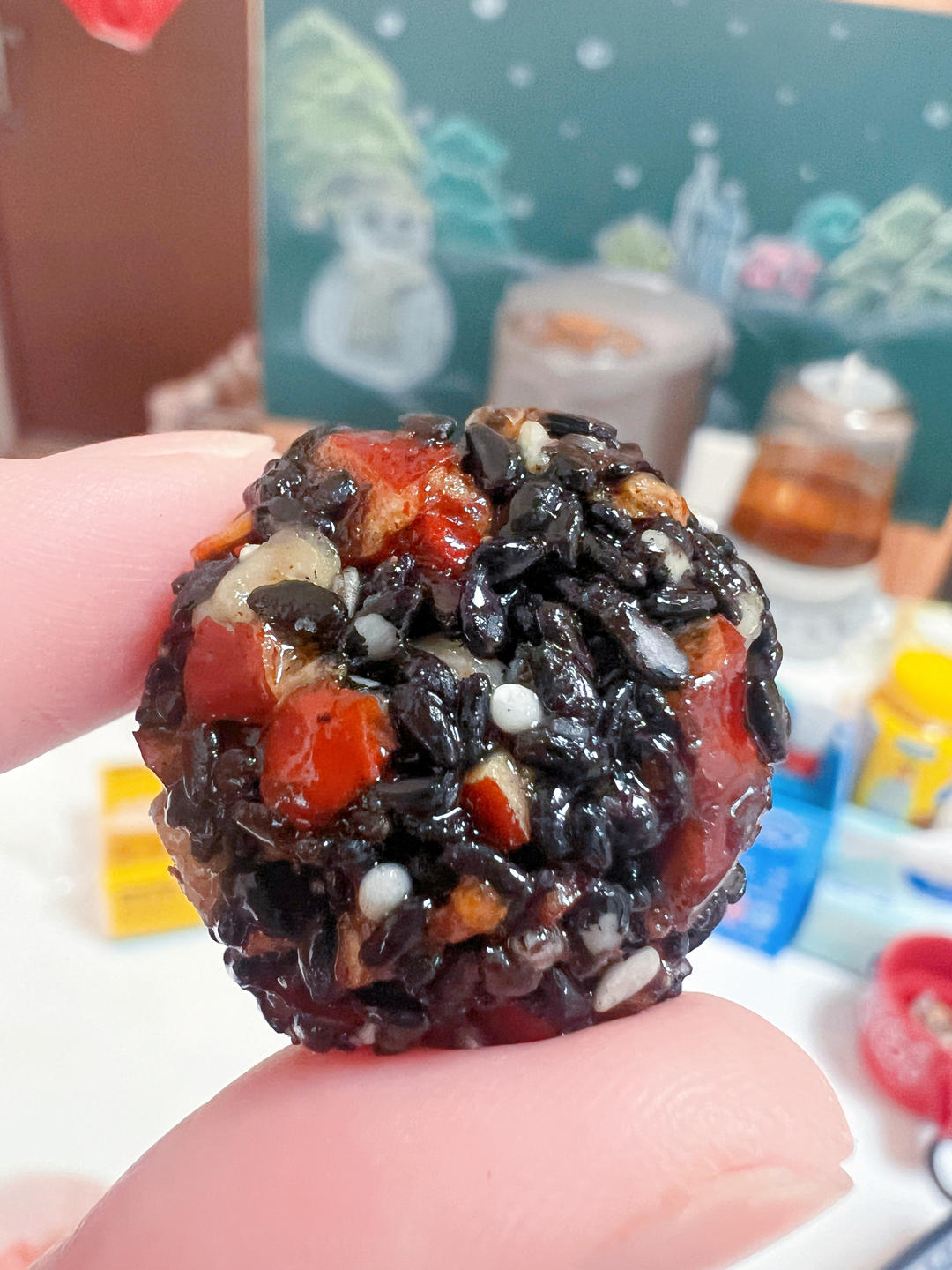 黑芝麻核桃红枣丸