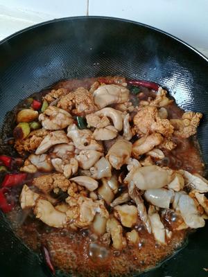 超级下饭的干锅鱼杂的做法 步骤7