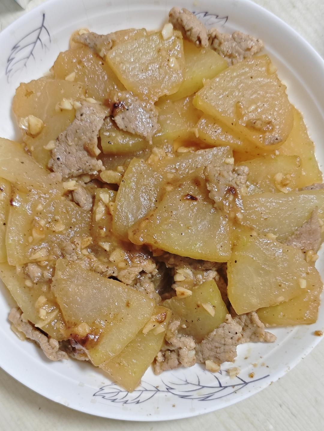 蚝油焖冬瓜