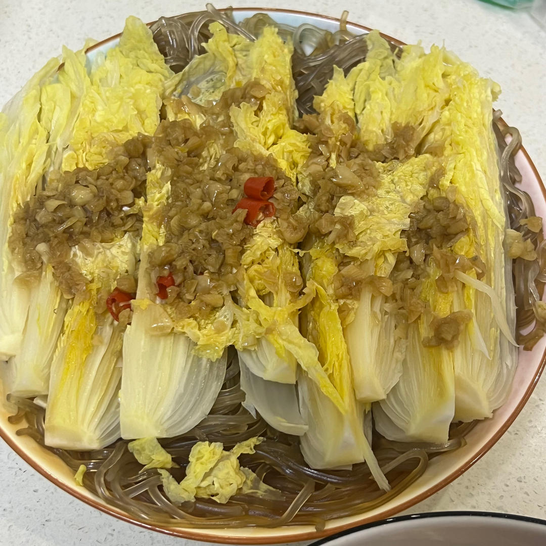 蒜蓉粉丝娃娃菜