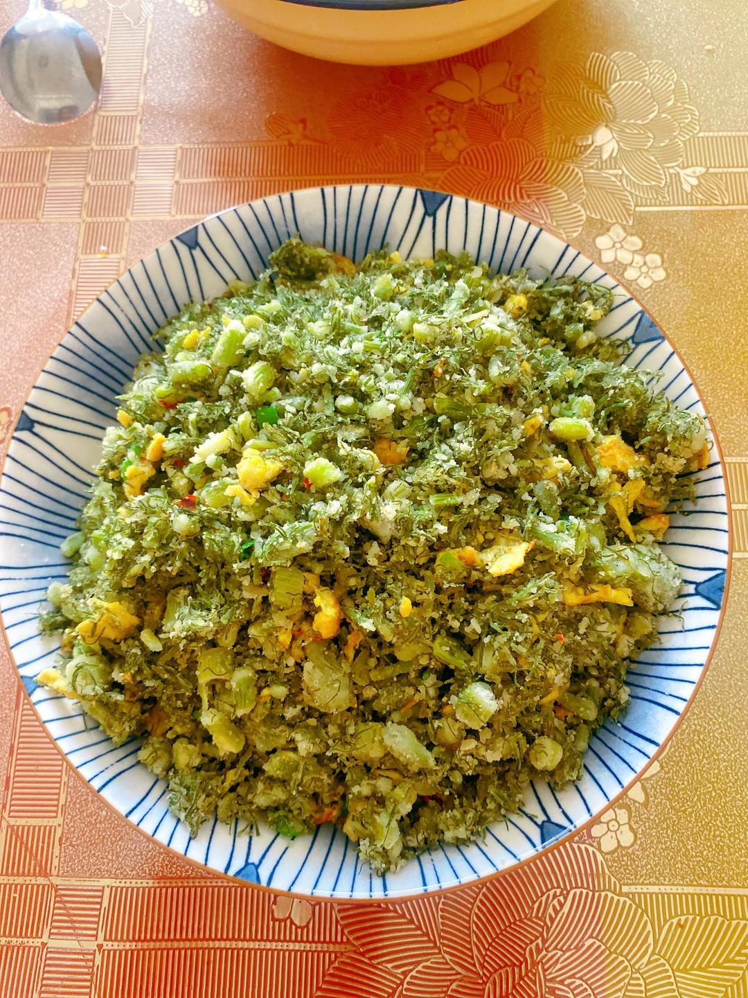 茴香苗蒸菜